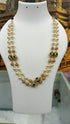 8mm Double Line Short Pearl Necklace with gundu