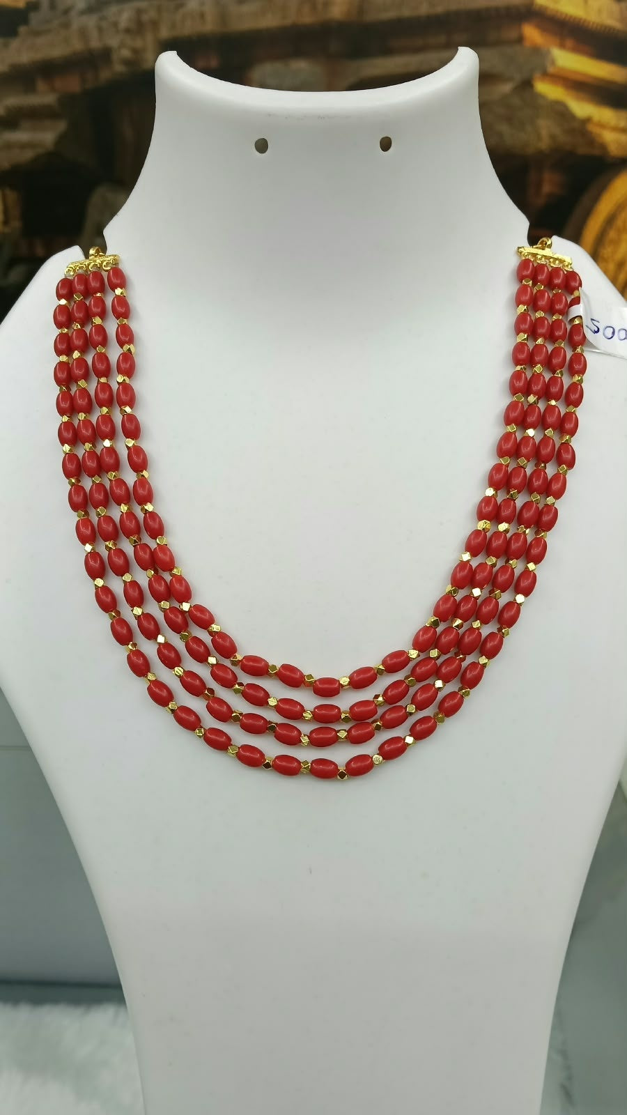 3 Line Pure Japanese Havala Maala Necklace