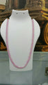 Pink CZ 2 Line Maala Necklace