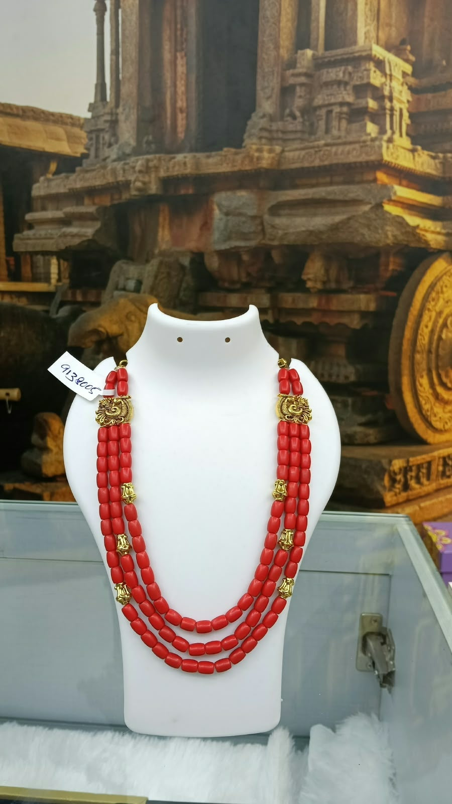 3 Line Pure Japanese Havala Maala Necklace