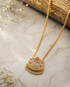 Premium Gold Plated Adige Pendant with Chain