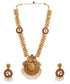 Classic Gold Plated Long Laxmi Hara Necklace Set 16863N - Griiham