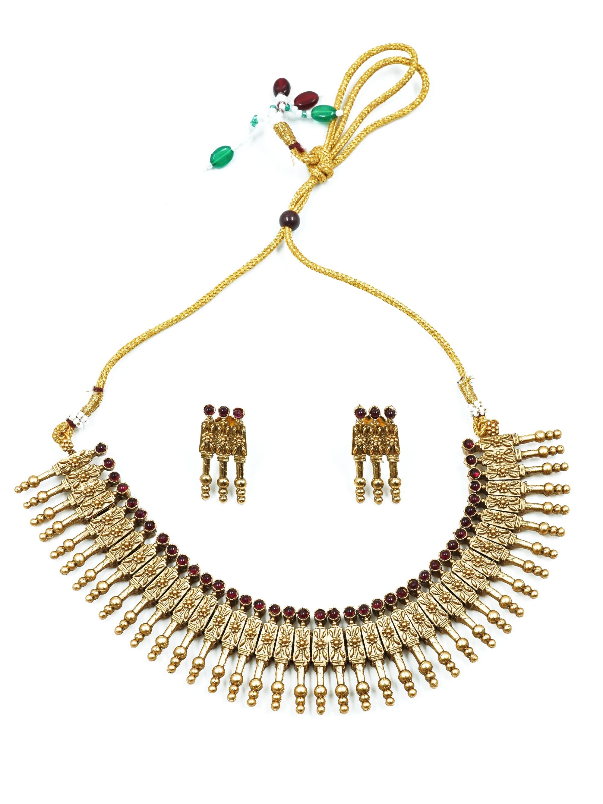 Classic collection Koorgi design Necklace Set 15390N