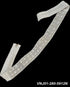 Cloth Free Size Stone Studded Designer Vodiannam/Waist belt/Kamar bandh 5882N