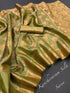 Copper Zari in Dharmavaram silk with Rich Designer Border Saree 20041N