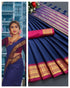 Cotton Semi-silk with Broad contrast jacquard work border Saree 15068N