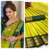 Cotton Semi-silk with Broad contrast jacquard work border Saree 15068N