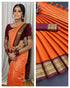 Cotton Semi-silk with Broad contrast jacquard work border Saree 15068N