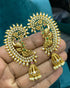 Cz stone Bluetooth jhumki earring ESO12A-435-19008N - Griiham