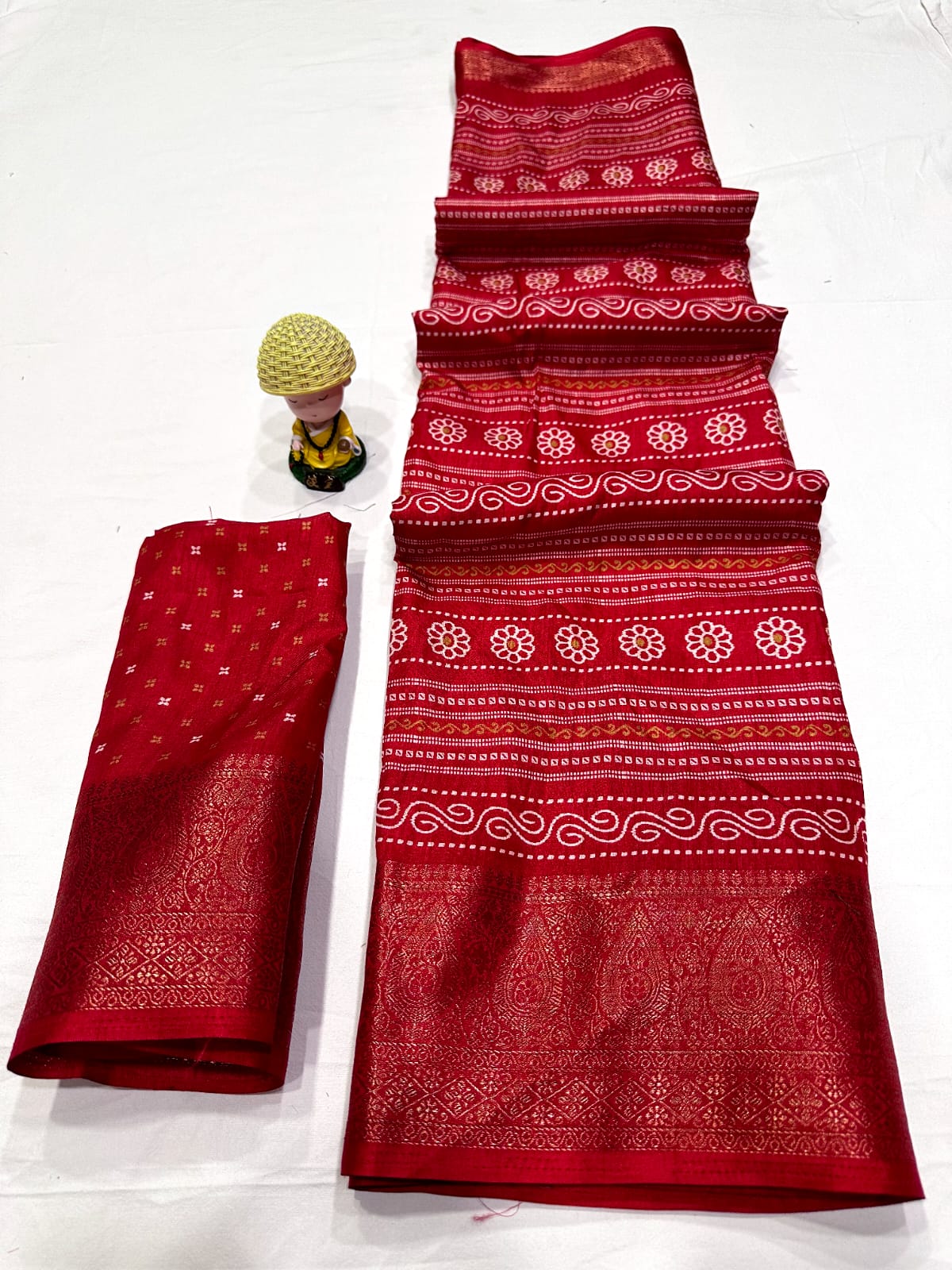 DOLA Soft Semi-silk With Jacquard Border Saree 21422N