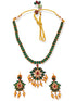 Designer Color stone necklace Set 6872N