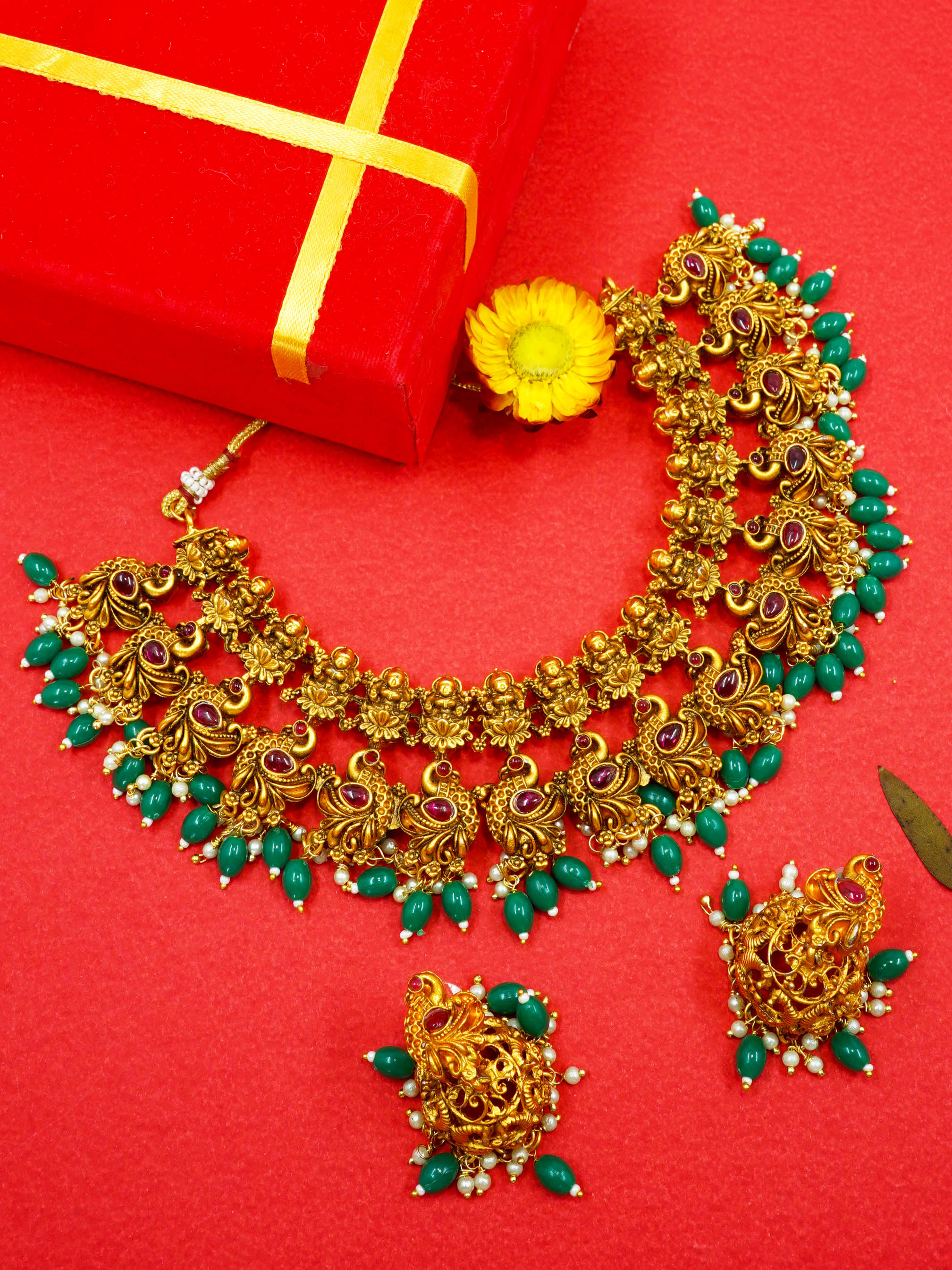 Designer Multicolor necklace set 8327N
