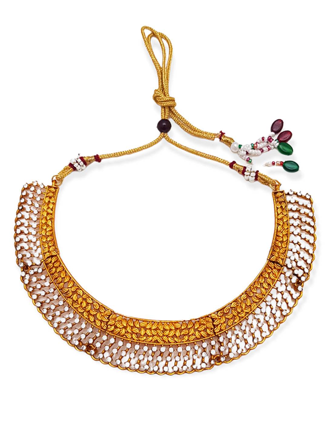 Designer Necklace with cz stones Necklace 6524N