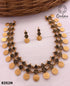 Designer Real kempu Multicolor necklace set 8353N-Necklace Set-Griiham-Green-Griiham