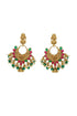 Designer Temple earrings Jhumka 17374N