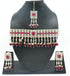Designer colored stones choker Necklace set 11345N - Griiham