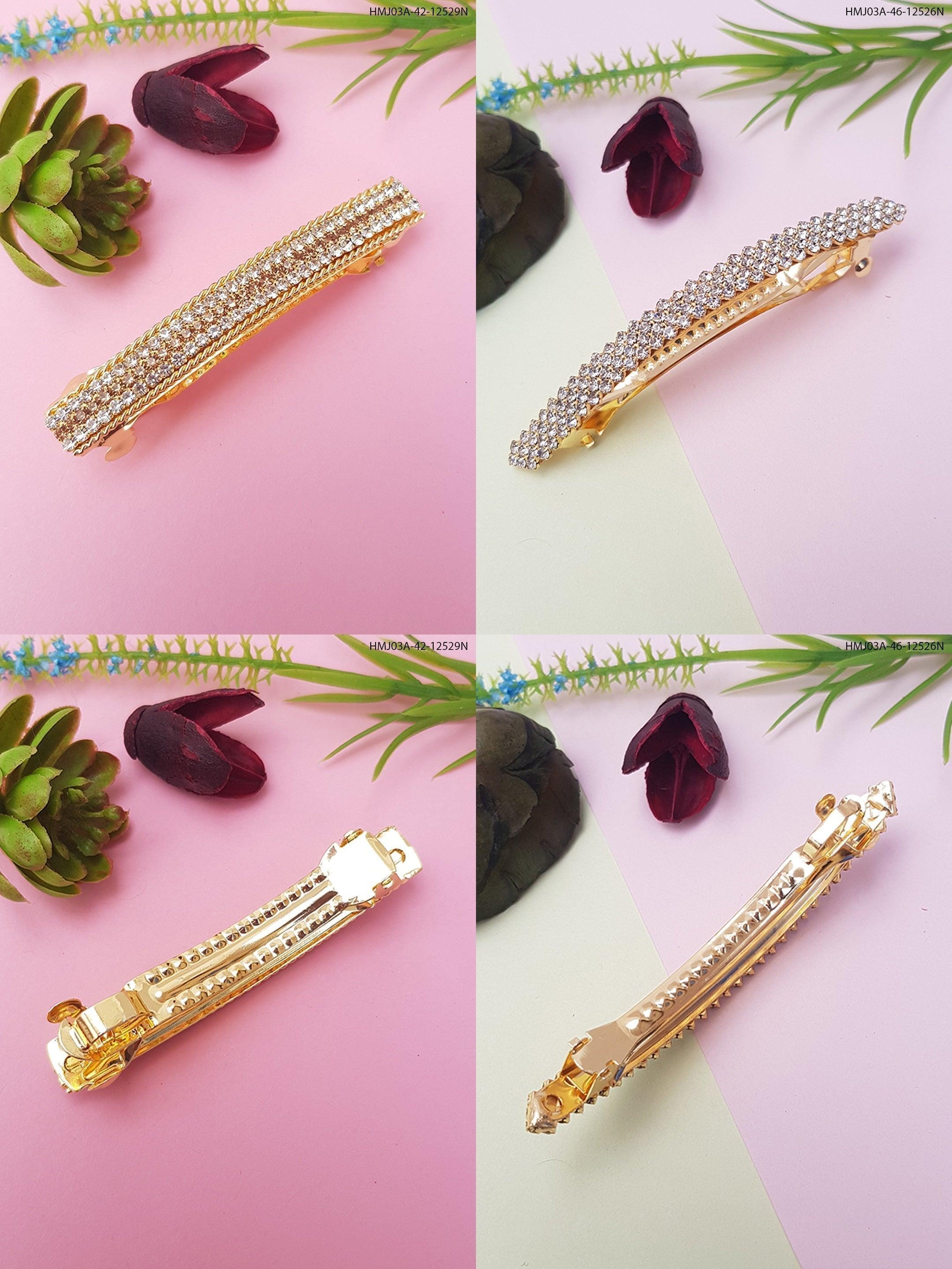 Designer  pearl Hair clips set of 2