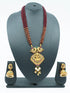 Devasree Collection Gold Plated Premium Exclusive Pendant Set - Griiham
