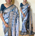 Dola Semi-Silk Fabric With Beautiful Weaving Saree 22343N