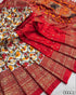 Dola Semi-silk Saree with foil Print all over Saree 20295N