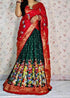 Dola Silk With Khajuri Crushed Lehenga(unstiched blouse) 17280N