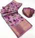Dola semi-silk with Heavy Jacquard border saree 21496N