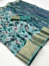 Dola semi-silk with Heavy Jacquard border saree 21500N