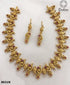 Elegant Light weight short Necklace Set 8631N-Necklace Set-Griiham-Ruby Red-Griiham