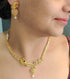 Exclusive Multi Colour designer Gold Plated Peacock Necklace set 12868N - Griiham