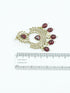 Faint Gold finish Earring Dangler with Maang Tikka - Griiham