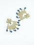 Faint Gold finish Earring Dangler with Maang Tikka - Griiham