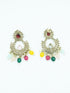 Faint Gold finish Earring Dangler with Maang Tikka - Griiham