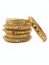 Fancy Mehendi Gold Plated Set of 12 Bangles - Griiham
