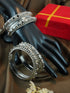 Fancy Silver plated Set of 12 Bangles - Griiham