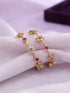 Gold Plated Set of 2 premium CZ Bangles
