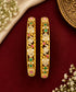 Gold Plated Set of 2 AD Bangles