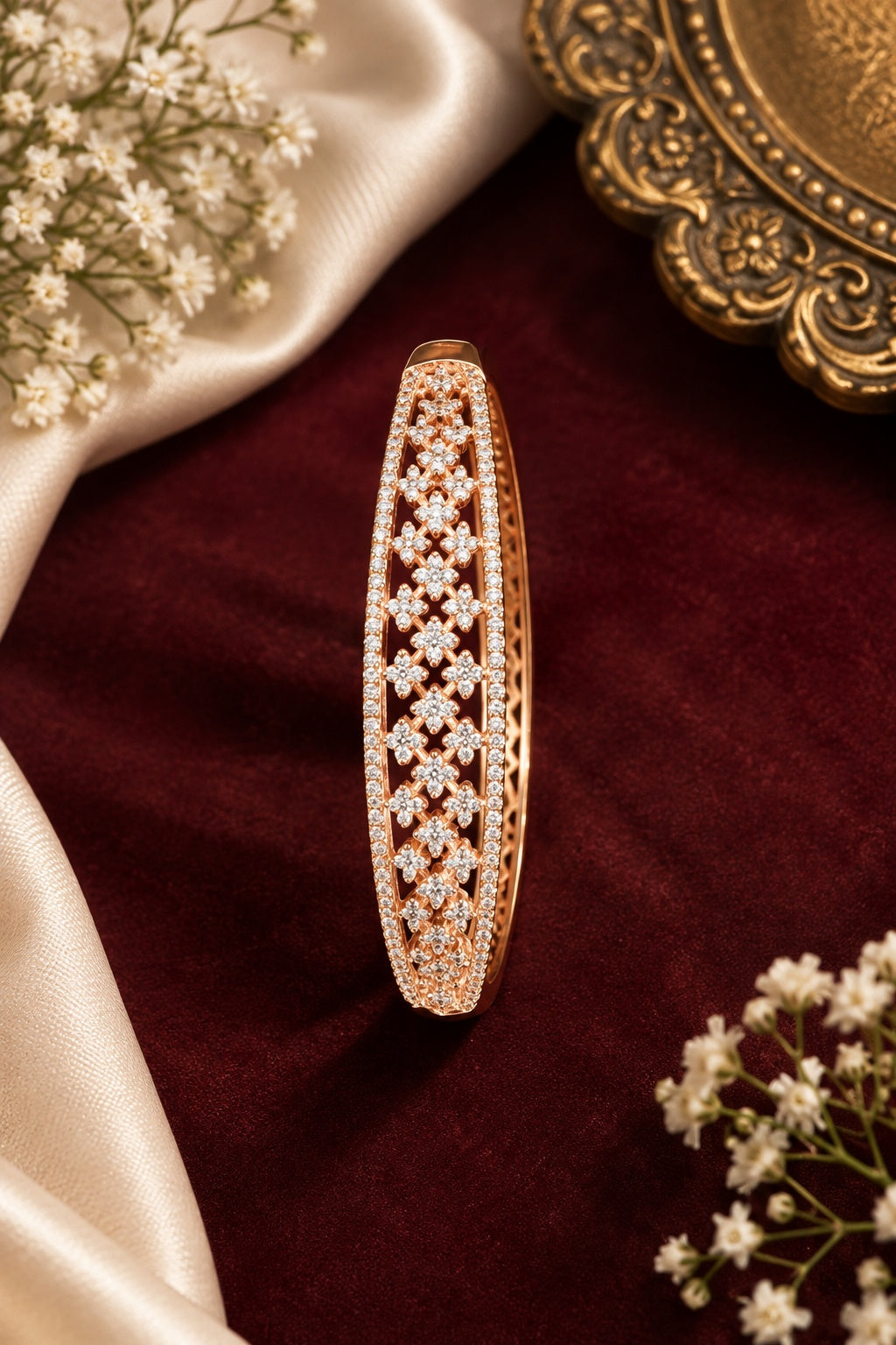 Premium Fancy AD Kada Bracelet
