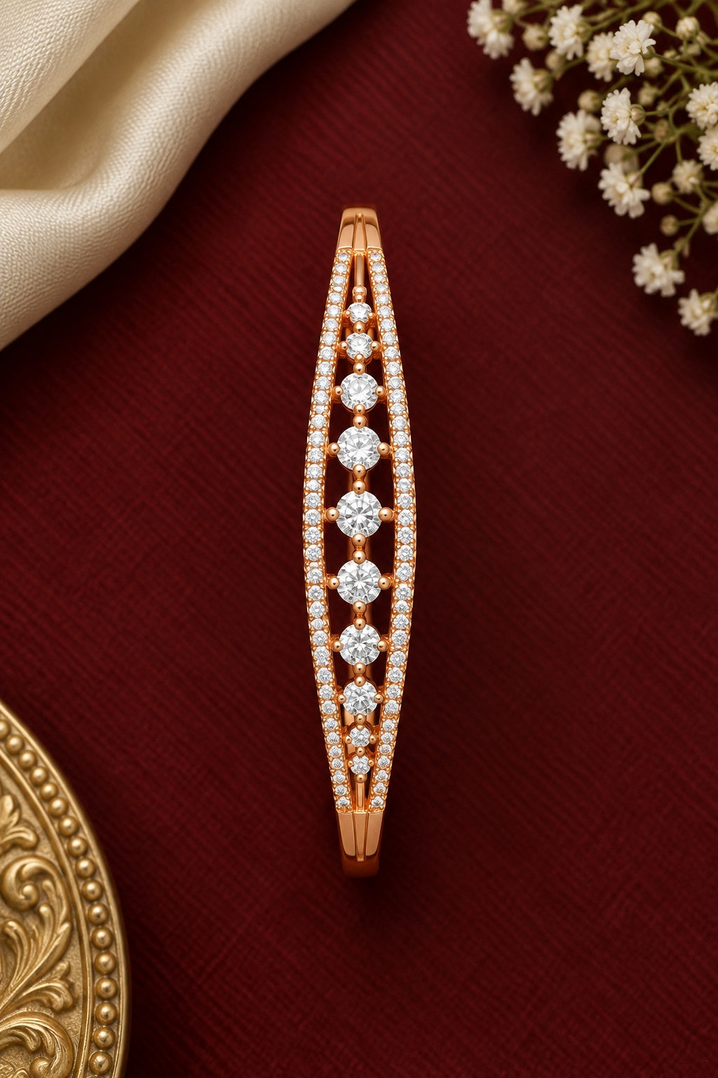 Premium Fancy AD Kada Bracelet