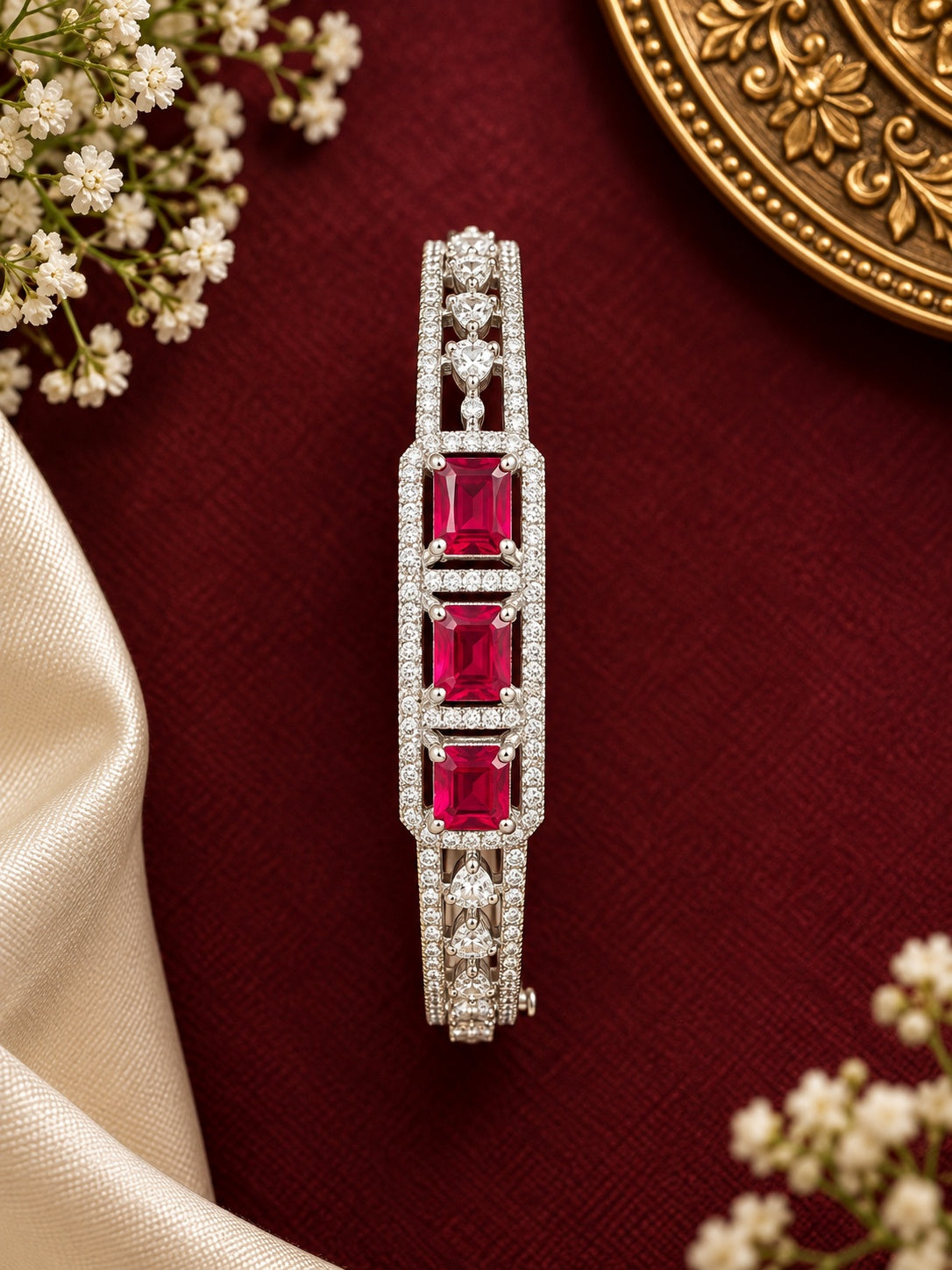 Premium Fancy AD Kada Bracelet