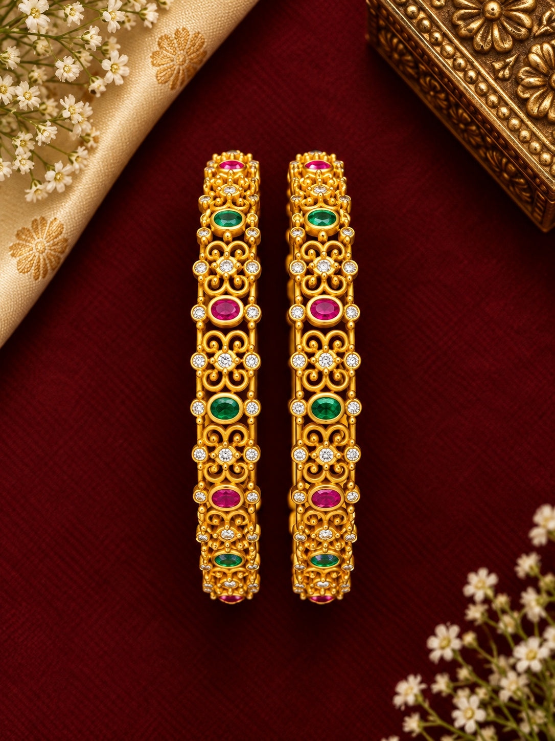 Premium Kemp Stone Set of 2 bangles