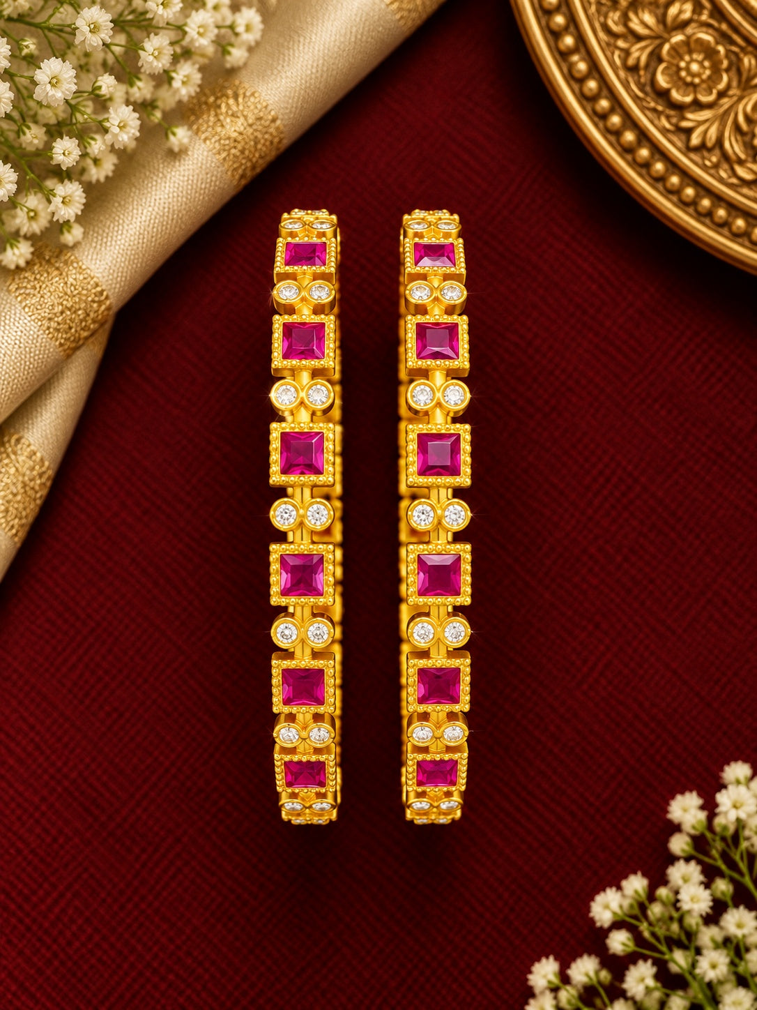 Premium Kemp Stone Set of 2 bangles