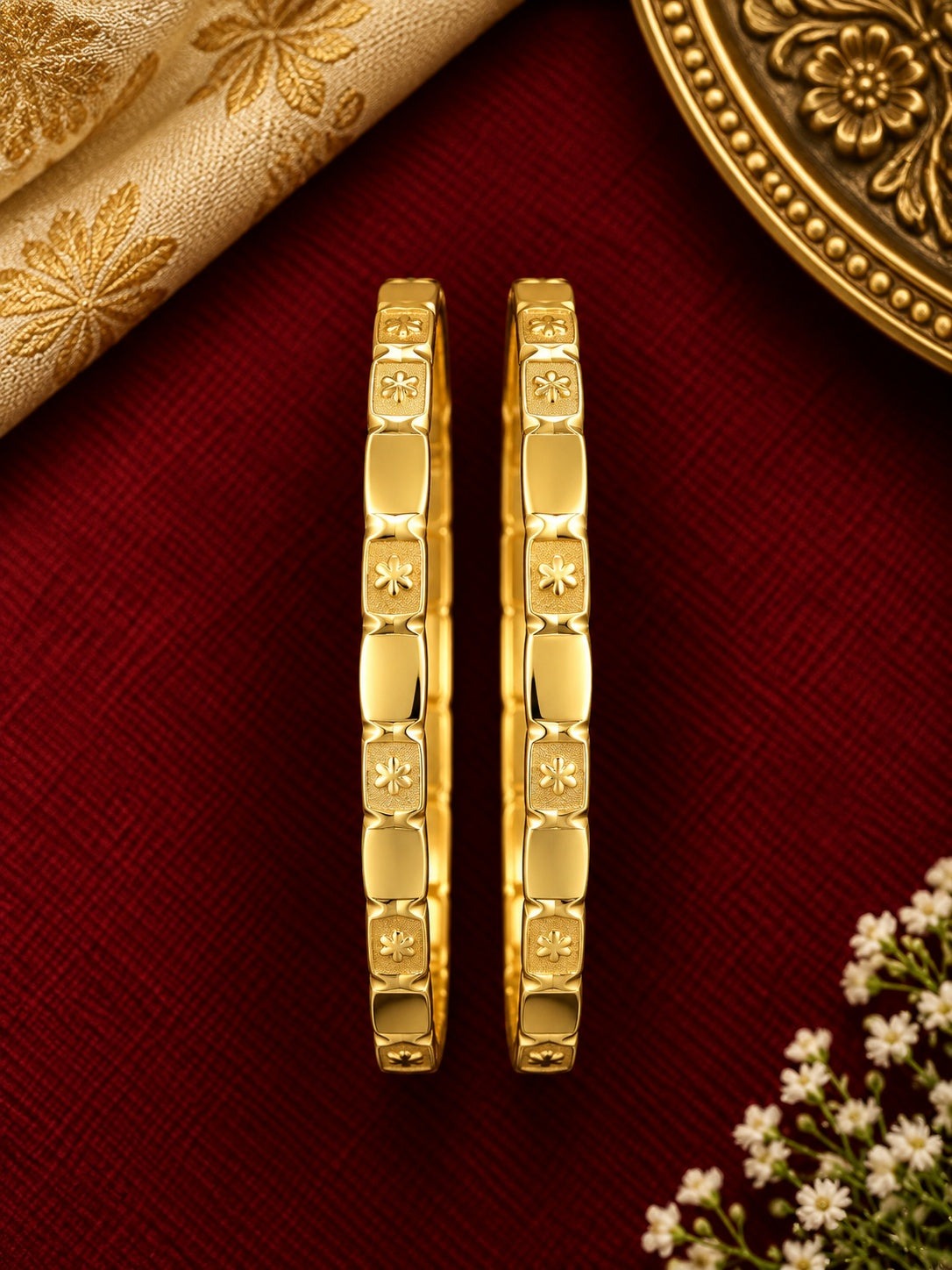 Set of 2 Panchloha Bangles