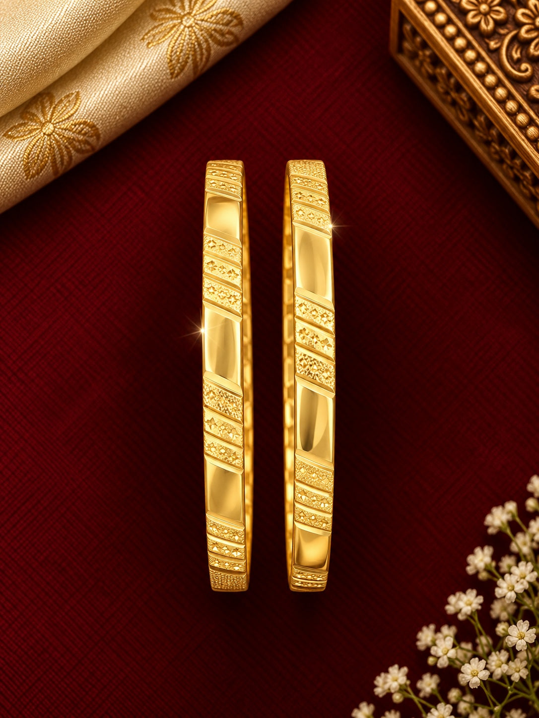 Set of 2 Panchloha Bangles