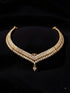 Gold Plated Adige Short Stiff Necklace without earring
