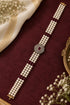 Gold Plated Swarovski Pearl AD Choker Necklace Set