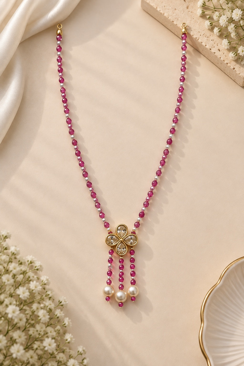 Single Line Y Necklace