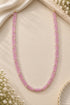 Pink CZ 2 Line Maala Necklace