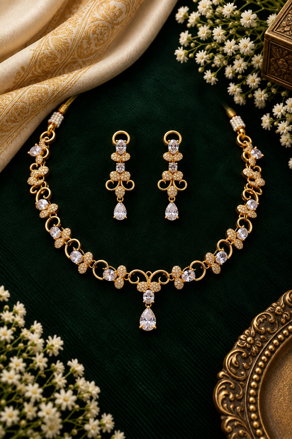 CZ Necklace Set