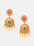 Floral pattern Multicolor Necklace set combo 6465N