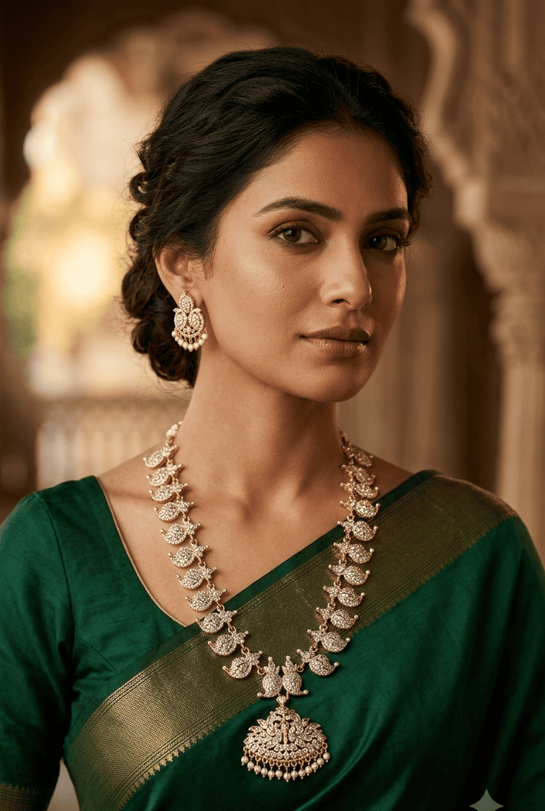 Adige Flexible Medium Mango Necklace Set